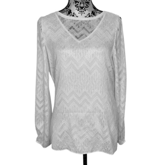 Joseph Ribkoff Chiffon Blouse - Picture 2 of 15